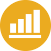 5-Confidence_at_Every_Stage_100x100 Graphic of Bar Chart Icon