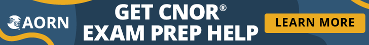 PCNOR-Paid-Ads 728x90_Retargeting AORN. Get CNOR Exam Prep Help. Learn More.