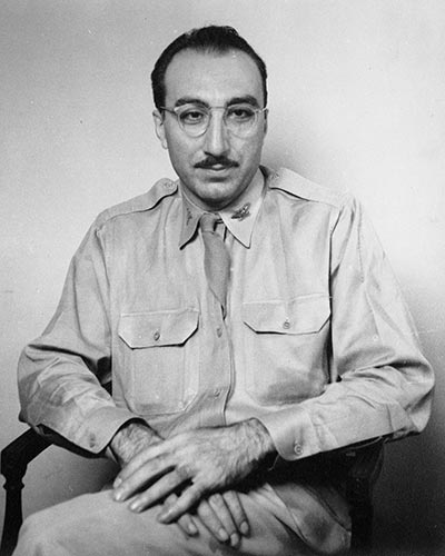 Dr. Michael E. DeBakey younger in his career in the military