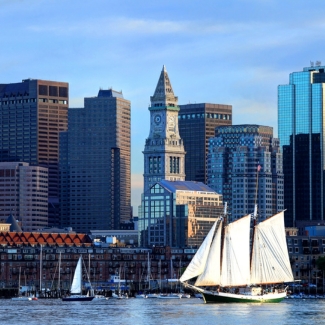 Photo of Boston harbor